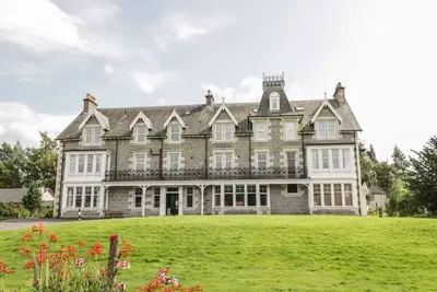 10 Monarch Country Apartments, avec un jardin à Newtonmore, Ref 7790