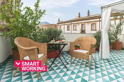 Image de Kalsa Charmante maison avec terrasse de la merveilleuse Italie