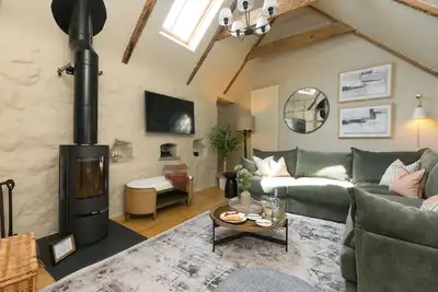 Image de The Moorings, Back Road West - Contemporain Open Plan Cottage Ă St. Ives 8 personnes Parking disponible