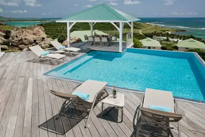 Image de Magnifique villa avec vue imprenable et piscine privée proche des plages