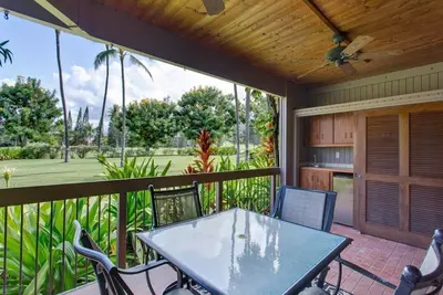 Image de Tasteful Island Decor+Lanai w/Wet Bar, Full Kitchen, Tv, WiFi, Washer/Dryer Kanaloa 301