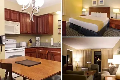 Image de Élégante suite 1br avec cuisine complète, piscine et spa du complexe hôtelier - 1 pâté de maisons jusqu'à la promenade