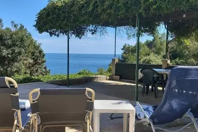 Image de Maison de pêcheur près de la mer Baie Rasohatica, Korcula (K-9233)