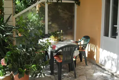 Image de Garçonnière avec la terrasse Orebic, Peljesac (As-648-c)