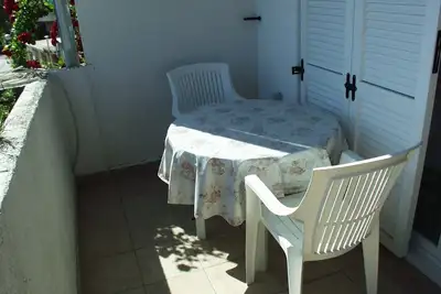 Image de Garçonnière avec la terrasse et la vue sur le mer Rabac, Labin (As-2323-a)
