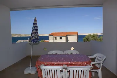 Image de Appartement d'une chambre prés de la plage Kustici, Pag (A-4087-c)