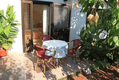 Appartement de deux chambres avec la terrasse Umag (A-7171-c)