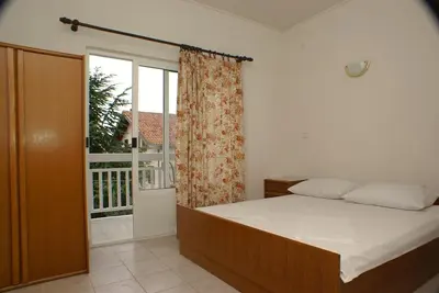 Image de Garçonnière avec le balcon et la vue sur le mer Podaca, Makarska (As-2617-c)