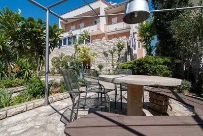 Image de Appartement d'une chambre avec le balcon et la vue sur le mer Novalja, Pag (A-6317-g)
