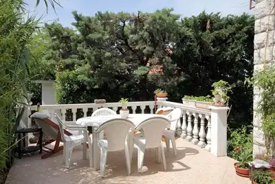 Image de Appartement de deux chambres avec la terrasse et la vue sur le mer Dramalj, Crikvenica (A-2387-a)