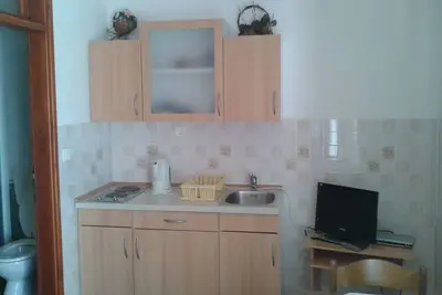 Image de Garçonnière avec la terrasse et la vue sur le mer Solaris, Sibenik (As-12269-a)