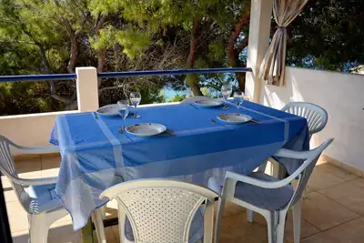 Image de Appartement de deux chambres prés de la plage Milna, Vis (A-8943-a)