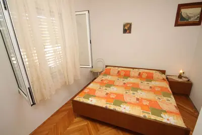 Appartement d'une chambre avec le balcon et la vue sur le mer Kukljica, Ugljan (A-8277-c)