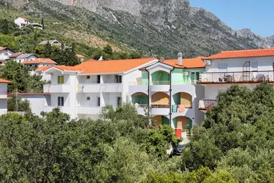 Image de Appartement d'une chambre avec le balcon et la vue sur le mer Podaca, Makarska (A-11274-b)