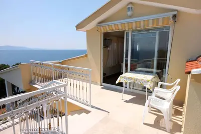 Image de Appartement d'une chambre avec la terrasse et la vue sur le mer Zivogosce - Porat, Makarska (A-2733-d)