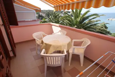 Image de Appartement de deux chambres prés de la plage Jakisnica, Pag (A-6424-a)