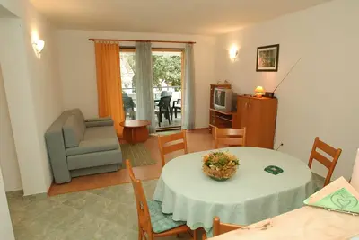 Image de Appartement de deux chambres avec la terrasse Petrcane, Zadar (A-6334-b)