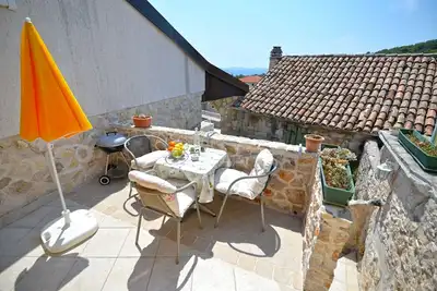 Image de Appartement d'une chambre avec la terrasse et la vue sur le mer Murter (A-5097-a)