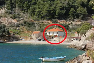 Image de Appartement de deux chambres prés de la plage Baie Torac, Hvar (A-589-a)