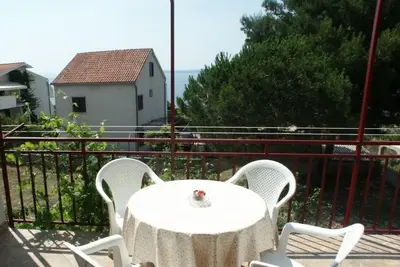 Image de Appartement d'une chambre avec la terrasse et la vue sur le mer Rastici, Ciovo (A-2081-a)
