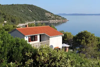 Image de Appartement de deux chambres avec la terrasse et la vue sur le mer Savar, Dugi otok (A-892-a)