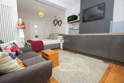Image de Brighton Abode: 1 chambre, 2 couchages, parking, WiFi, à proximité de Queens Park et bus