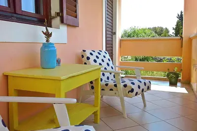 Image de Appartement d'une chambre avec le balcon et la vue sur le mer Sutomiscica, Ugljan (A-912-b)