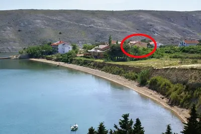 Image de Appartement d'une chambre prés de la plage Vlasici, Pag (A-6523-c)