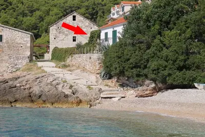 Image de Maison pour la famille avec les enfants près de la mer Baie Tvrdni Dolac, Hvar (K-2057)
