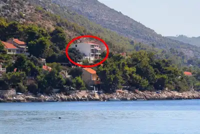 Image de Appartement d'une chambre prés de la plage Prizba, Korcula (A-9255-a)