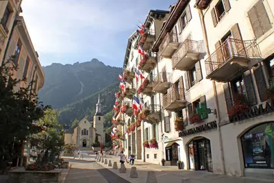 Image de Situation fantastique au cœur de Chamonix, un grand studio superbe option pour couples ou familles