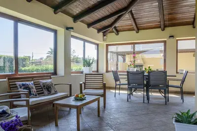 Image de CaseSicule: Villa del Timo, Villa privée à 50 m de la plage de sable