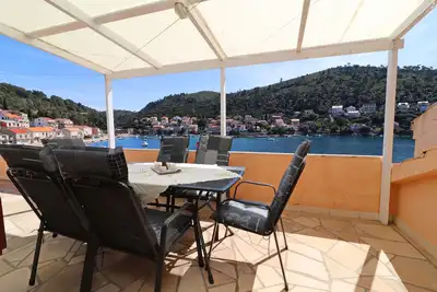 Appartement de trois chambres prés de la plage Brna, Korcula (A-4463-b)