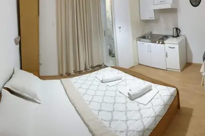 Garçonnière avec le balcon Podaca, Makarska (As-515-d)