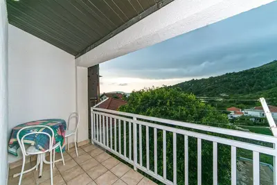 Image de Appartement de deux chambres avec le balcon et la vue sur le mer Podaca, Makarska (A-2618-a)