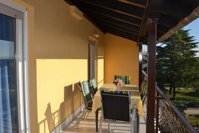 Appartement de deux chambres avec la terrasse et la vue sur le mer Zadar - Diklo, Zadar (A-5880-a)