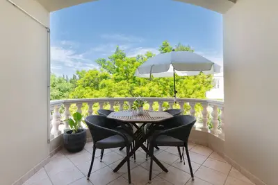 Image de Appartement d'une chambre avec la terrasse et la vue sur le mer Muline, Ugljan (A-8521-c)