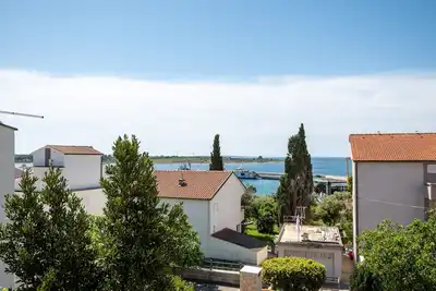 Image de Appartement d'une chambre avec le balcon et la vue sur le mer Novalja, Pag (A-6317-e)