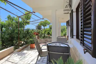 Image de Garçonnière avec la terrasse Seget Vranjica, Trogir (As-11273-a)