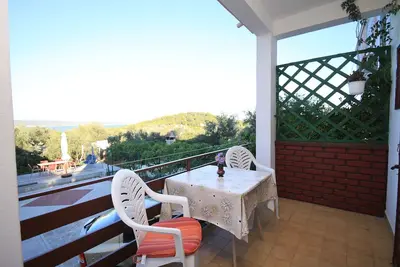 Image de Appartement d'une chambre avec la terrasse et la vue sur le mer Kukljica, Ugljan (A-8237-c)