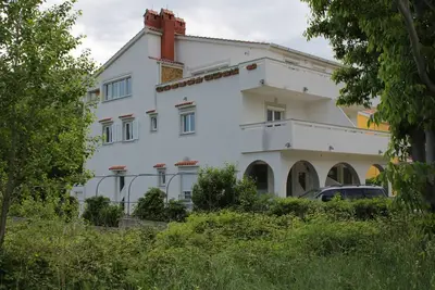 Garçonnière avec air conditionné Baska, Krk (As-3225-a)