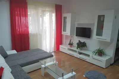 Image de Appartement d'une chambre avec la terrasse et la vue sur le mer Crikvenica (A-12657-d)