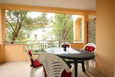 Image de Appartement d'une chambre avec la terrasse Novalja, Pag (A-4124-c)