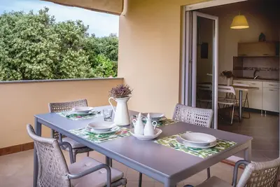 Image de Appartement d'une chambre avec la terrasse Mandre, Pag (A-6516-c)