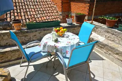 Image de Appartement d'une chambre avec la terrasse et la vue sur le mer Murter (A-5097-b)