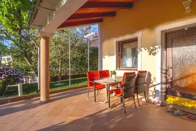 Image de Appartement d'une chambre avec la terrasse et la vue sur le mer Njivice, Krk (A-5362-c)