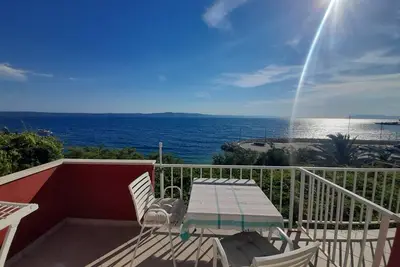 Image de Appartement de deux chambres prés de la plage Podgora, Makarska (A-2616-a)