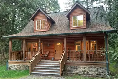 Image de Glacier Springs Cabin 89 Cedar and Log Cabin pour 4 personnes à proximité du ski