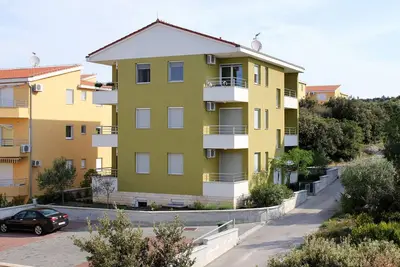 Appartement d'une chambre avec la terrasse et la vue sur le mer Kozino, Zadar (A-5755-b)
