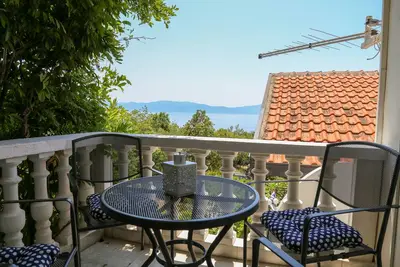 Image de Appartement de deux chambres avec la terrasse et la vue sur le mer Podaca, Makarska (A-312-c)